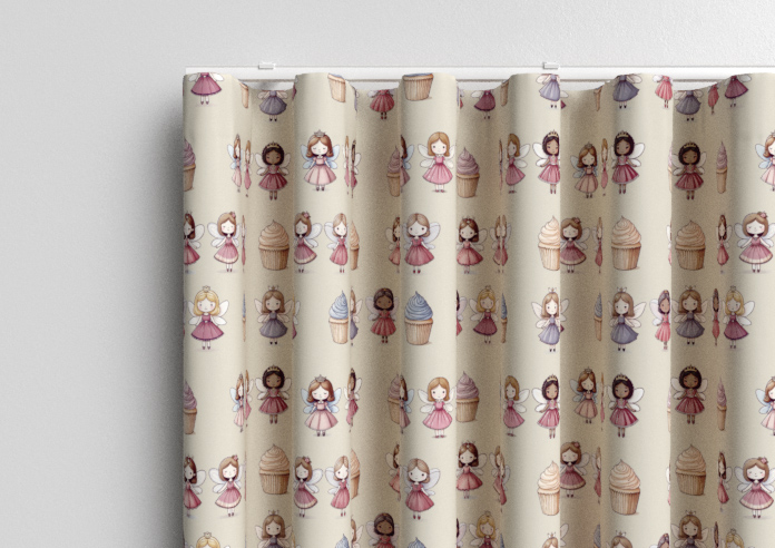 Fairy Cakes, Cupcake Sponge - Made to Measure Curtains - Image 13